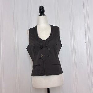 Chocolate Brown Cotton Vest – Versatile and Stylish